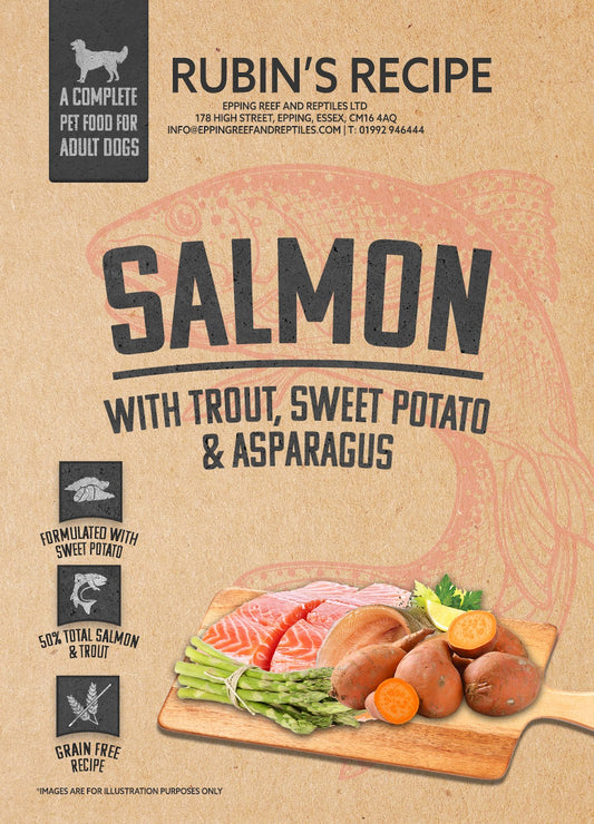 Salmon with Trout, Sweet Potato & Asparagus 2kg